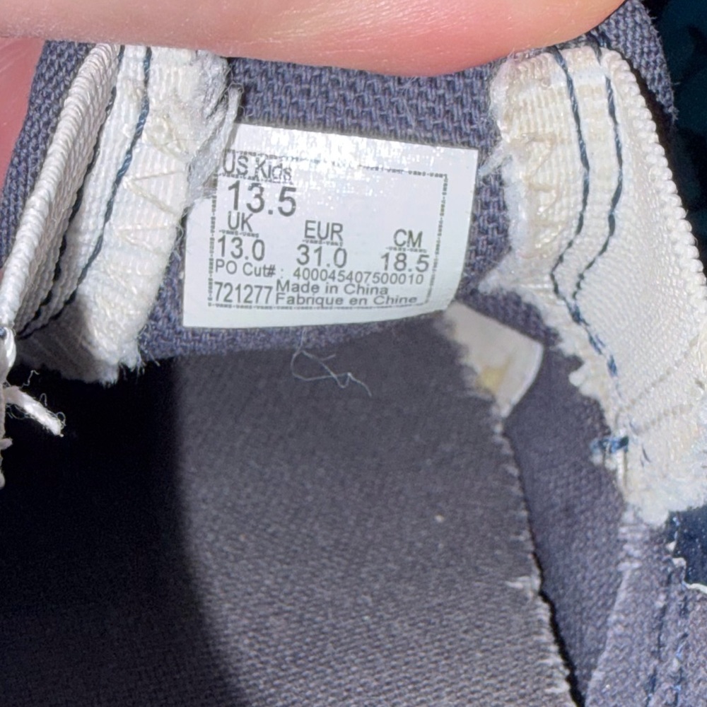 Vans Kids Blue Shark Print Slip-On Sneakers - Picture 7 of 8